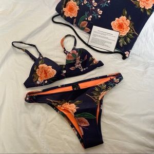 Triangl Floral Triangle Bikini